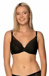 Nipplex Elisabeth BP19 czarny biustonosz push-up