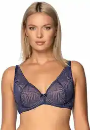 Nipplex Lorenza BP granatowy biustonosz push-up