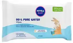 NIVEA Baby 99 procent Pure Water Chusteczki nawilżane 57szt