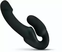 No-parts Morgan Strapless Strapon Dildo 22cm Black