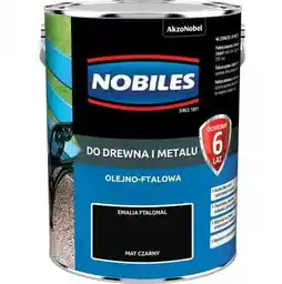 Nobiles FTALONAL FARBA ALKIDOWA Mat Czarny 5L