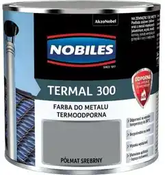 Nobiles Termal 300 farba do metalu termoodporna srebrny półmat 0,7 L