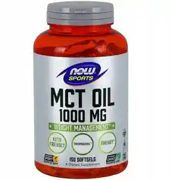 Now Foods MCT Oil - Olej MCT 1000 mg 150 kaps.