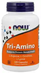 Now Foods Tri-Amino - L-Arginina L-Ornityna L-Lizyna 120 kaps