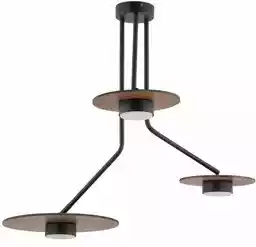 Nowodvorski Disk lampa sufitowa czarna 7644