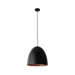 Nowodvorski Egg lampa wisząca czarna 10318