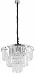 Nowodvorski Lampa wisząca CRISTAL SILVER M 7617