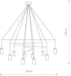 Nowodvorski Lampa wisząca IMBRIA X 7954