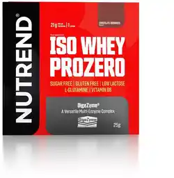 Nutrend Iso Whey Pro Zero - 500g - Chocolate Brownie - Odżywki białkowe