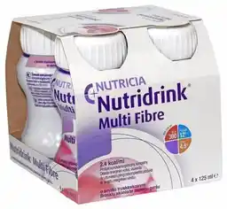 Nutridrink Multi Fibre truskawka 4x125ml