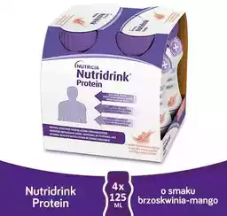 Nutridrink Protein brzoskwinia-mango 4x125ml