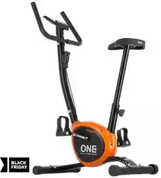 ONE FITNESS Rower mechaniczny RW3011 Czarno-pomarańczowy