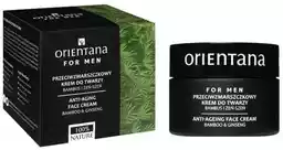 Orientana For Men-Przeciwzmarszczkowy krem dla mężczyzn Bambus i Żeń-szeń 50ml