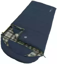 Outwell Śpiwór syntetyczny Camper Lux 200 cm Prawy blue