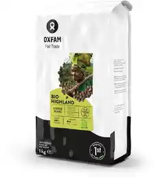 Oxfam Kawa Ziarnista Arabica 100 procent Wysokogórska Fair Trade Bio 1 Kg