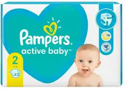 Pampers Active Baby 2 pieluchy 4-8kg 43szt