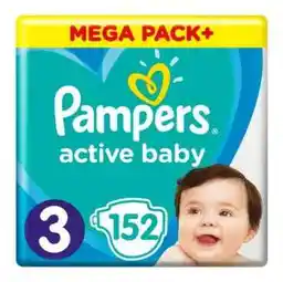 Pampers Active Baby 3 pieluchy 6-10kg 152szt