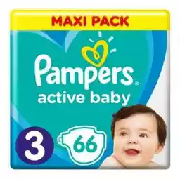 Pampers Active Baby 3 pieluchy (6-10kg) 66szt.