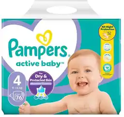 Pampers Active Baby 4 pieluchy 9-14kg 76szt