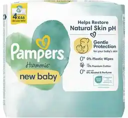 Pampers Chusteczki nawilżane Harmonie New Baby 184szt