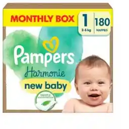 Pampers Harmonie 1 pieluchy 180szt