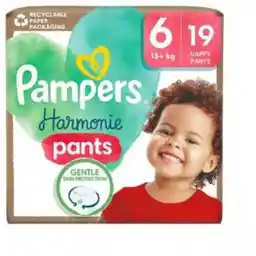 Pampers Harmonie 6 pieluchomajtki 15kg+ 19szt