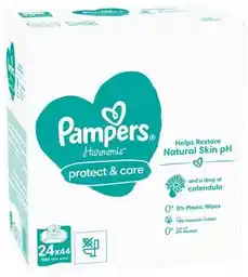 Pampers Harmonie Protect&Care Chusteczki nawilżane 24x44szt