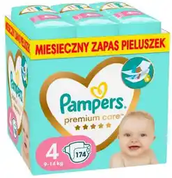 Pampers Premium Care 4 pieluchy (9-14kg) 174szt.