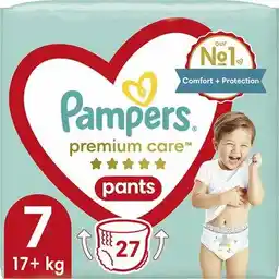 Pampers Premium Care 7 Pants pieluchomajtki 17kg+ 27szt