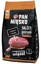 Pan Mięsko Karma dla kota Cielęcina z kaczką 5 kg sucha