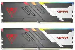 Patriot Viper Venom RGB DDR5 32GB 2 x 16GB 6200 CL40 Szary Pamięć RAM PVVR532G620C40K