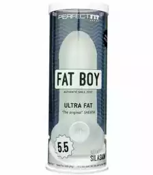 Perfect Fit Fat Boy Original Ultra Fat - nakładka na penisa (15cm) - mlecznobiała
