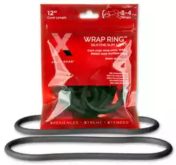 Perfect Fit Slim Wrap 12 - wąski pierścień na penisa - czarny (30 cm)