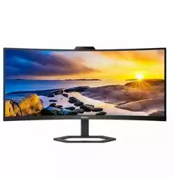 Philips 34E1C5600HE/00 z kamerą internetową Windows Hello 34 cale UWQHD VA 100Hz 4ms Zakrzywiony monitor LED