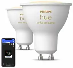 Philips Hue Inteligentna żarówka LED 929003666702 4.2W GU10 Bluetooth, Zigbee