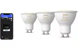 Philips Hue Inteligentny reflektor punktowy GU10 White Ambiance 3szt