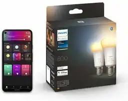 Philips Hue Żarówka LED White Ambiance A60 E27 - 800 2Pack