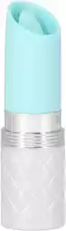 Pillow Talk Lusty Luxurious Flickering Massager Teal - Miniwibrator symulujący seks oralny, Niebieski