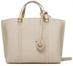 Pinko Torebka Carrie Shopper Classic PE 24 Pltt 102833 A1LF Ecru