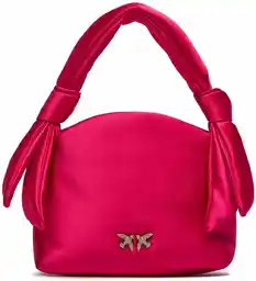 Pinko Torebka Knots Mini Pouch Satin PE 24 PLTT 102770 A1KA Różowy