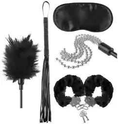 Pipedream Fetish Teaser Kit - Zestaw BDSM dla początkujących - 5 sztuk (czarny)