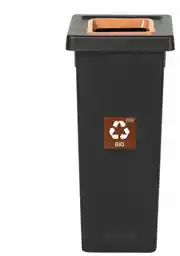 Plafor Kosz do segregacji FIT BIN 53L czarny / bio