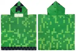 Ponczo dziecięce Minecraft Creeper Explode 50x115cm