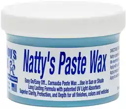 Poorboys World Nattys Paste Wax Blue - wosk naturalny ciemne lakiery 235ml