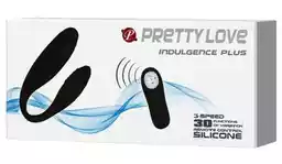 Pretty Love Indulgence Plus 30 Black - Wibrator dla par sterowany pilotem