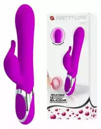 Pretty Love Neil 12 Inflatable - Wibrator króliczek z opcją pompowania