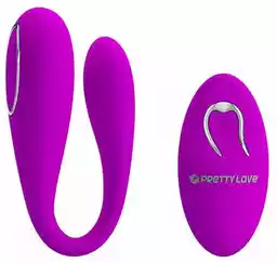 Pretty Love Zdalnie sterowany Stymulator dla Par ALGERNON Silikon 10 funkcji USB RC 320671