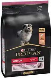 Pro Plan PURINA Medium Puppy Sensitive Skin, łosoś i ryż - 3 kg