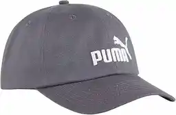 Puma czapka z daszkiem bawełniana kolor szary z aplikacją 024357