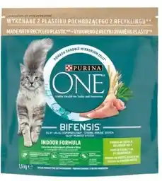 Purina Nestle PURINA One Bifensis Indoor Formula - sucha karma dla kota - 1,5 kg